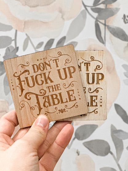 Table coasters