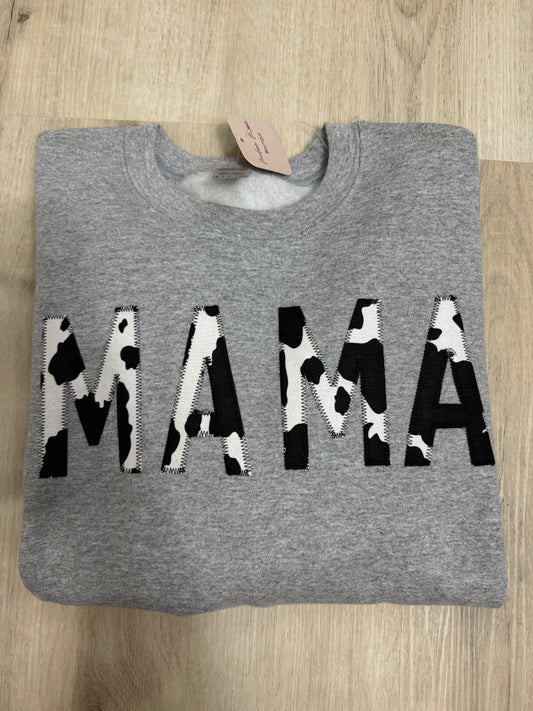 Stitched cow MAMA- SMALL