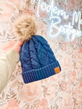 Load image into Gallery viewer, Youth Knit Pom Beanies
