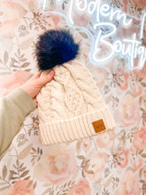 Load image into Gallery viewer, Youth Knit Pom Beanies
